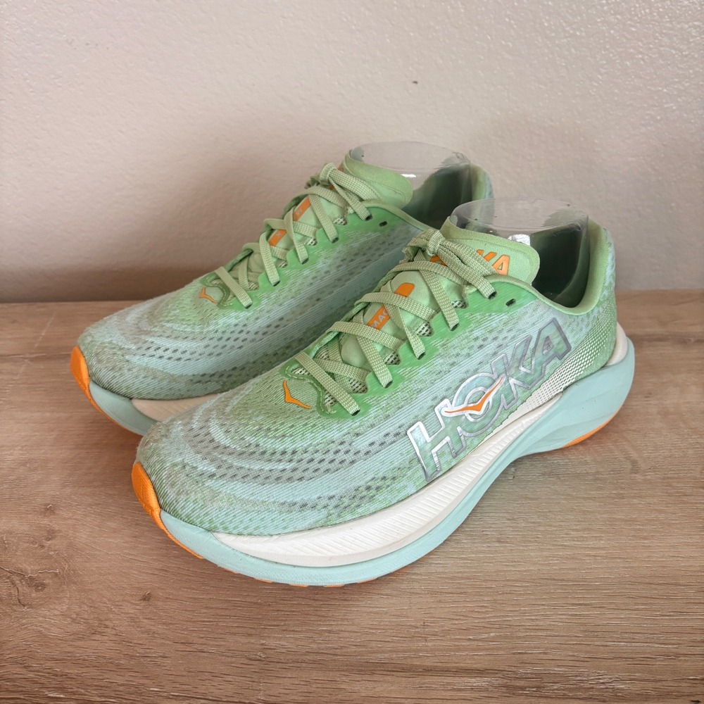 Hoka Mach X Lime Glo Women's Running‎ Shoes Size 7.5